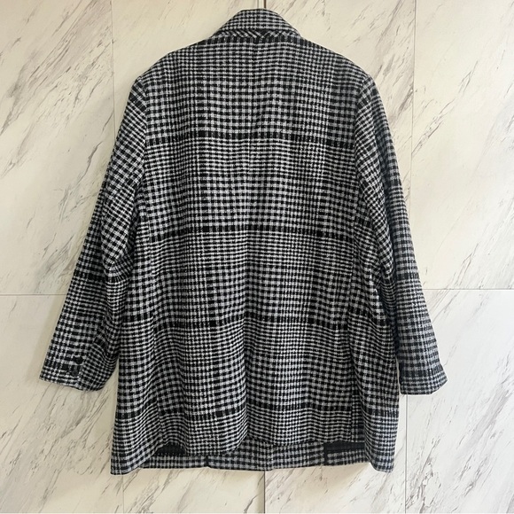 Old Navy Soft Brushed Oversized Plaid Checkered Blazer SZ XXL - Picture 6 of 9